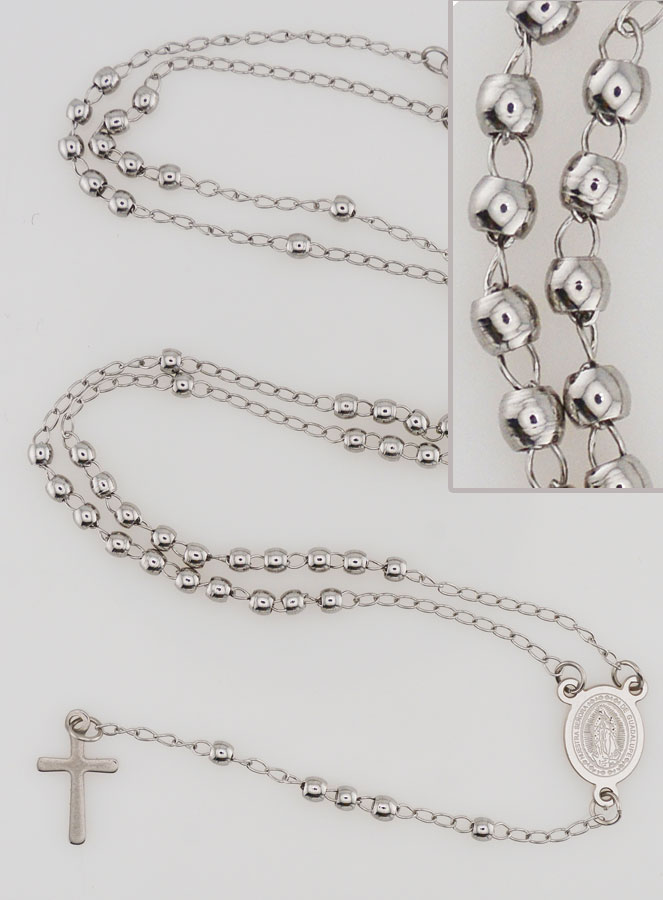 Chapelet Médaille Miraculeuse en Inox (pic 1)