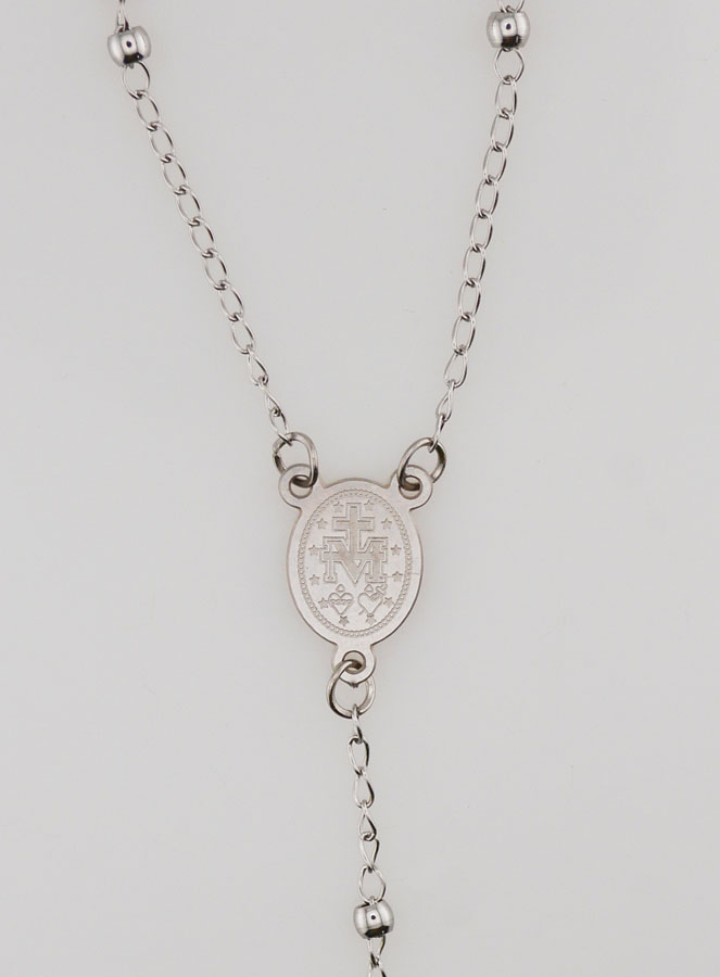 Chapelet Médaille Miraculeuse en Inox (pic 4)