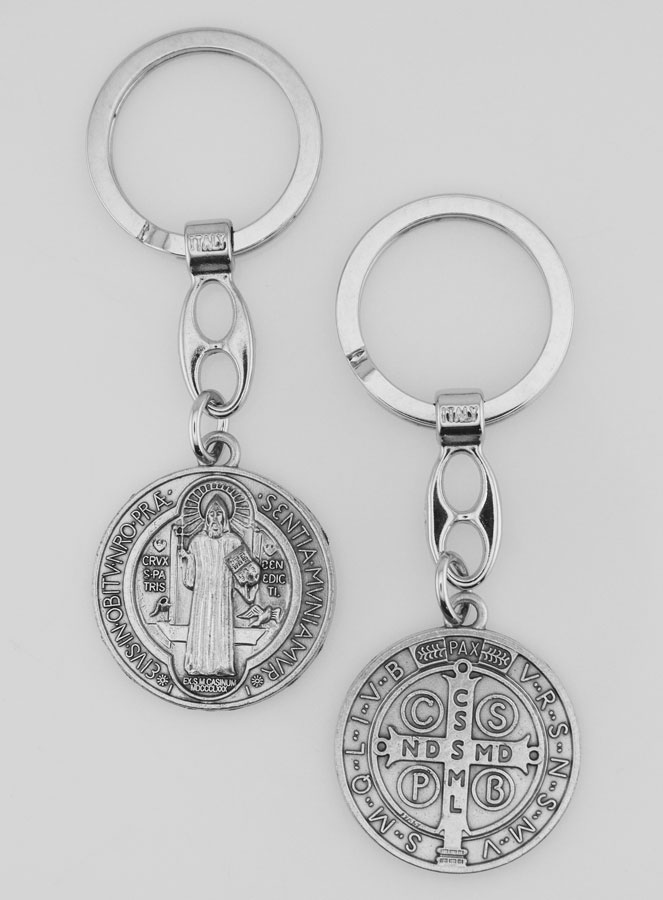 Porte-Clés Médaille de Saint Benoît (pic 2)
