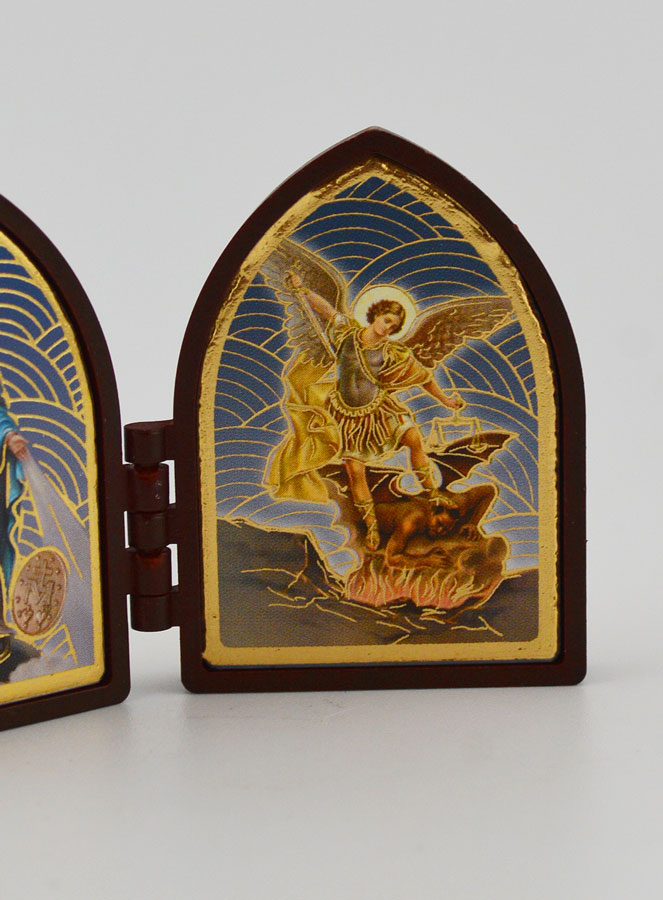 Icône Diptyque Mini - Miraculeuse & Saint Michel (pic 3)