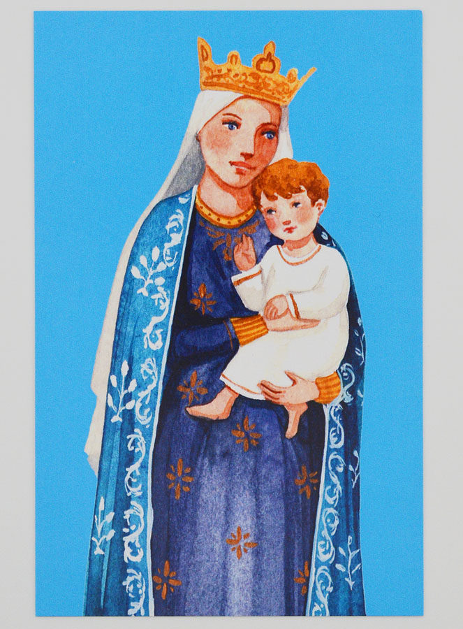 Carte de Baptême - Vierge à l'Enfant (pic 1)