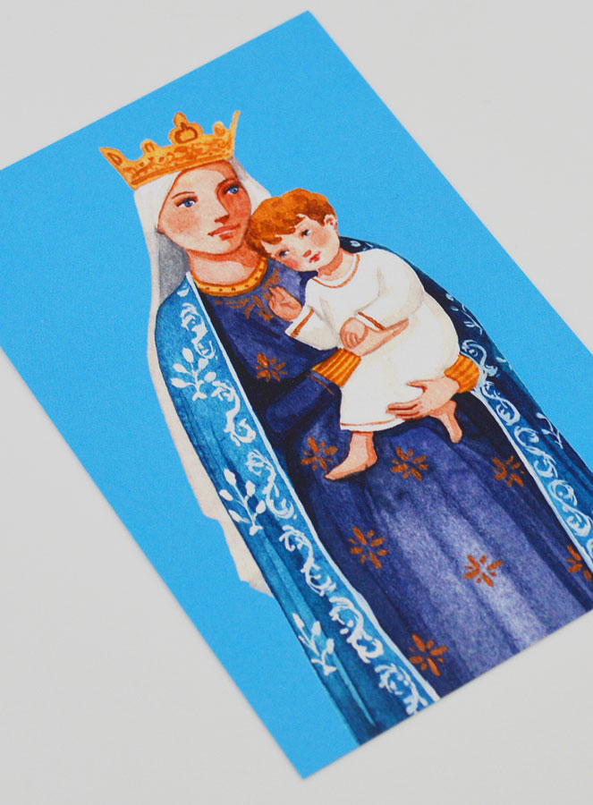 Carte de Baptême - Vierge à l'Enfant (pic 3)
