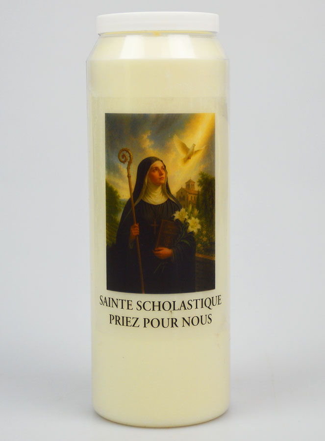 Bougie de Neuvaine à Sainte Scholastique (pic 1)