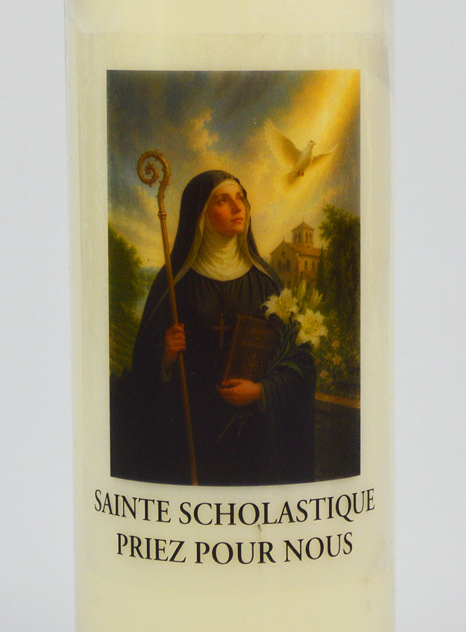Bougie de Neuvaine à Sainte Scholastique (pic 3)