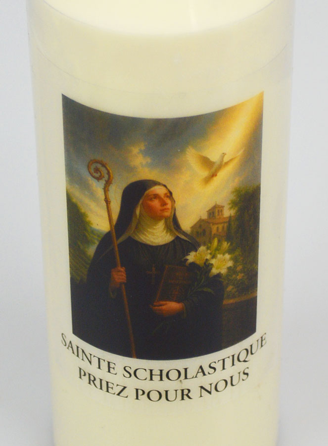 Bougie de Neuvaine à Sainte Scholastique (pic 4)