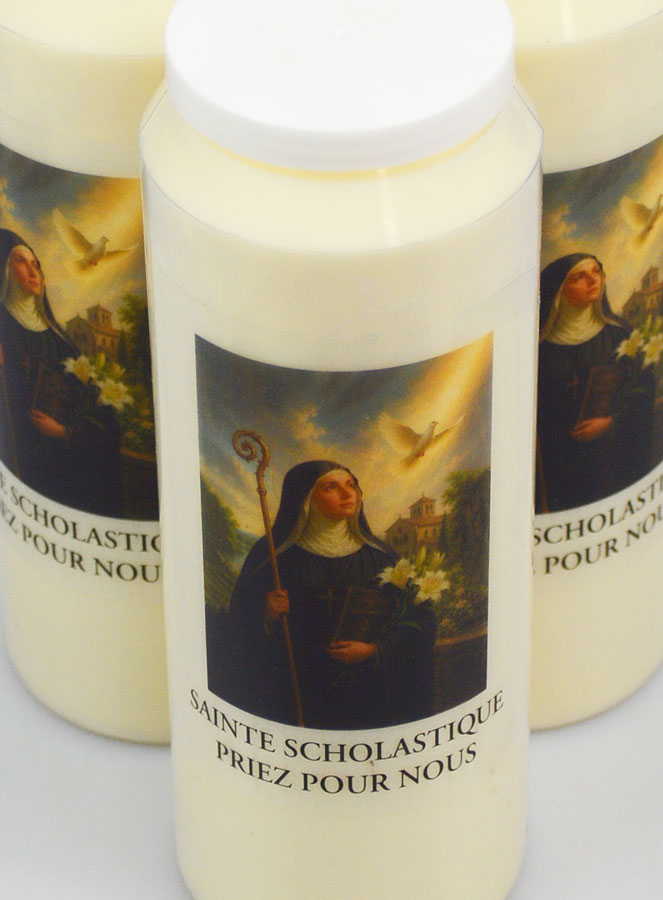 Lot de 10 Bougies de Neuvaine à Sainte Scholastique (pic 4)