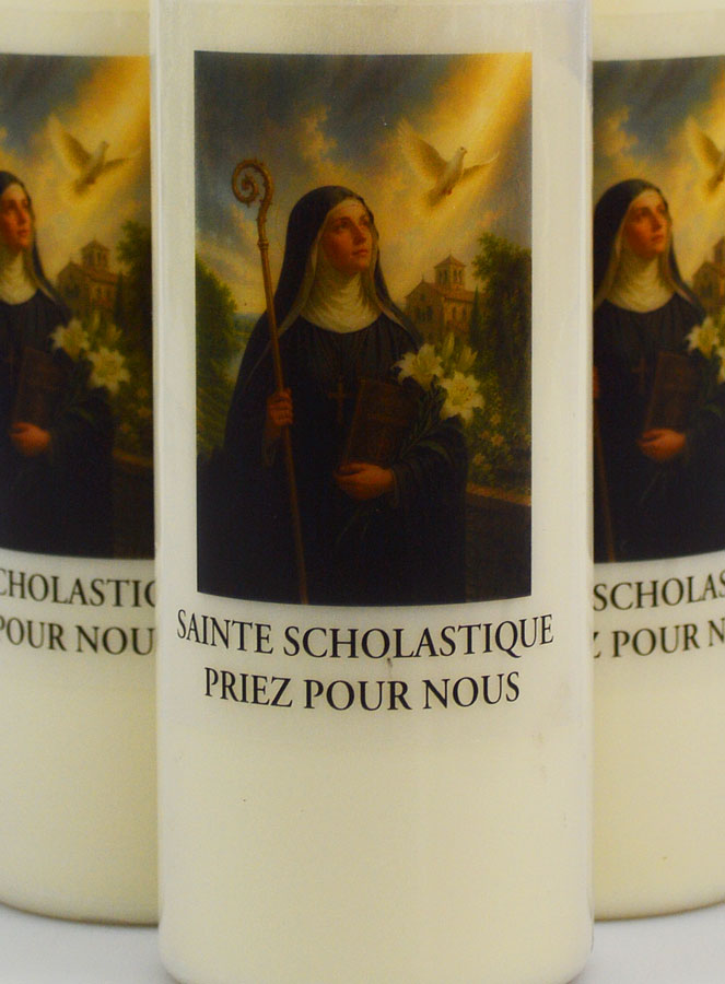 Lot de 20 Bougies de Neuvaine à Sainte Scholastique (pic 3)