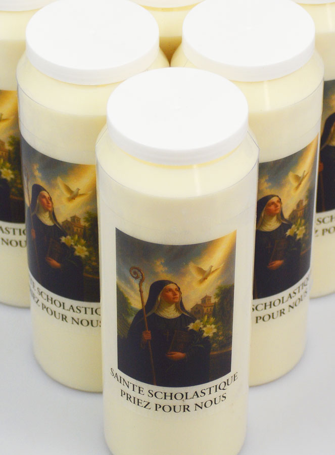 Lot de 20 Bougies de Neuvaine à Sainte Scholastique (pic 4)