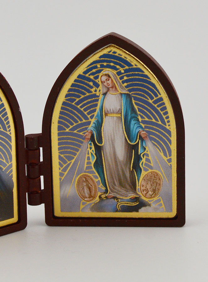 Icône Diptyque Mini - Christ & Miraculeuse (pic 3)
