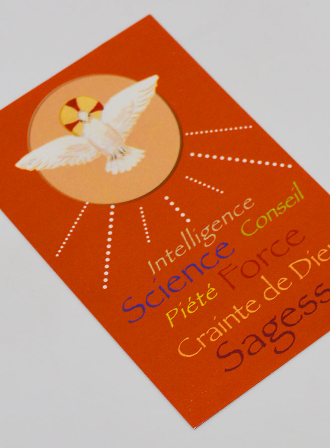 Carte de Confirmation - Orange (pic 3)