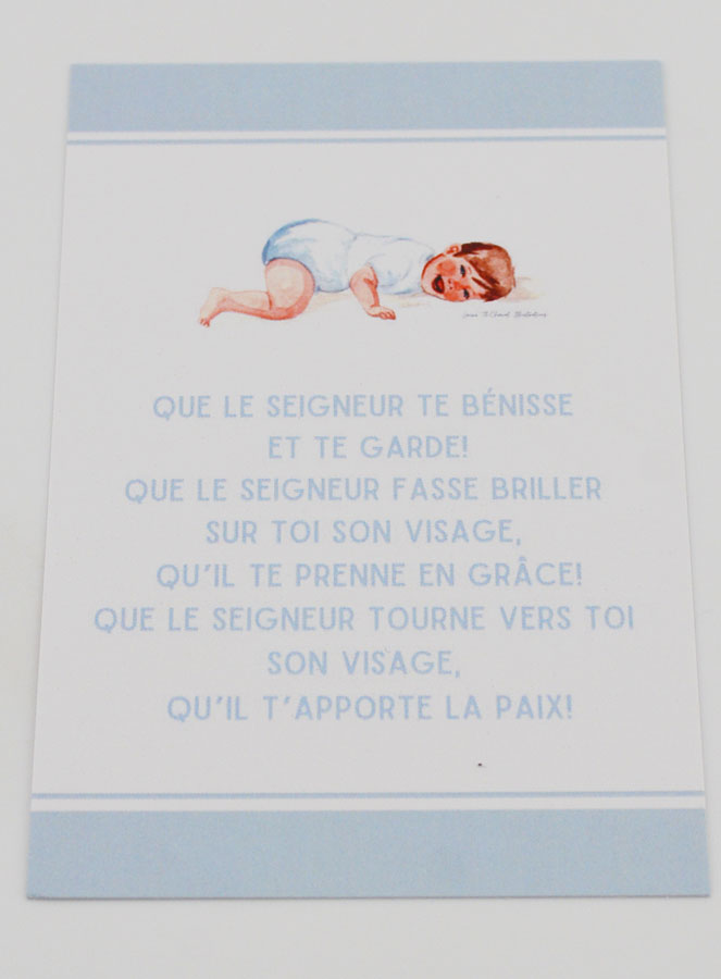 Carte de Baptême - Bénédiction Bébé (pic 2)