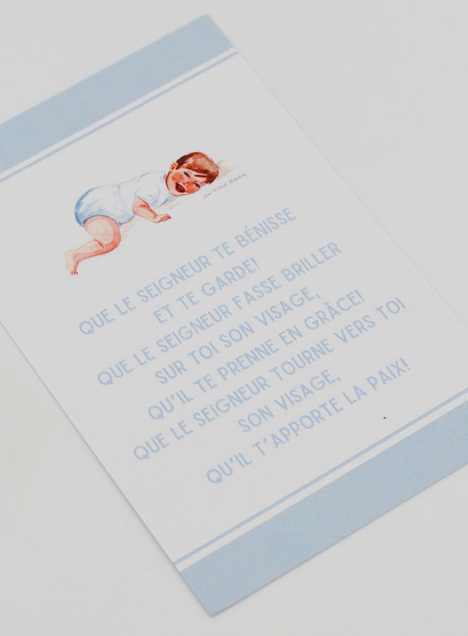 Carte de Baptême - Bénédiction Bébé (pic 3)