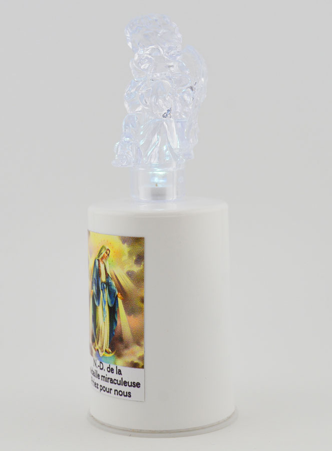 Bougie d'Église à Led Vierge Miraculeuse - 60 jours (pic 2)