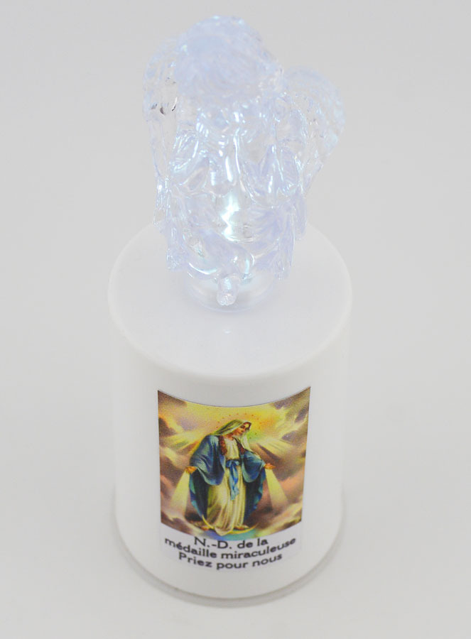 Bougie d'Église à Led Vierge Miraculeuse - 60 jours (pic 4)