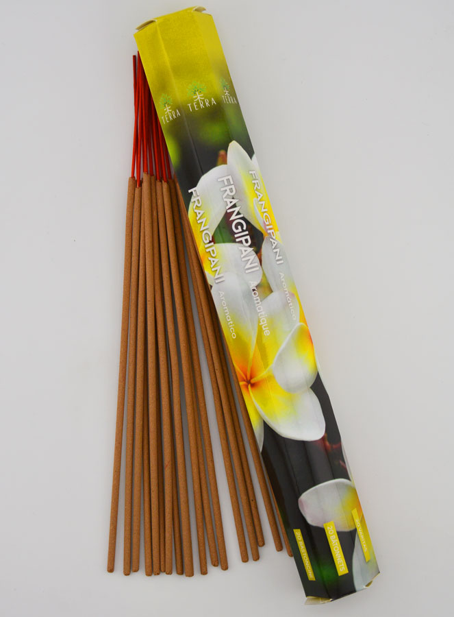 Encens en Bâtonnets Frangipanier 30g - Sans Charbon (pic 1)