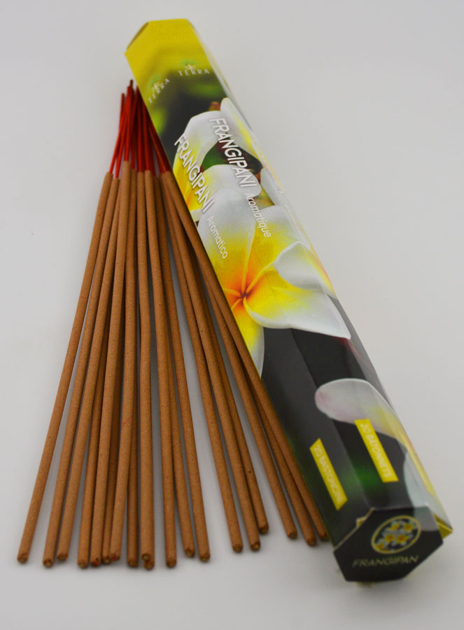 Encens en Bâtonnets Frangipanier 30g - Sans Charbon (pic 2)