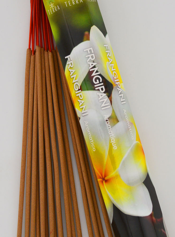 Encens en Bâtonnets Frangipanier 30g - Sans Charbon (pic 3)