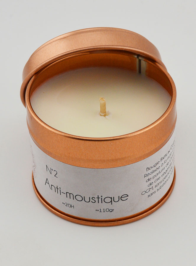 Bougie Parfumée Artisanale - Anti-moustique (pic 4)