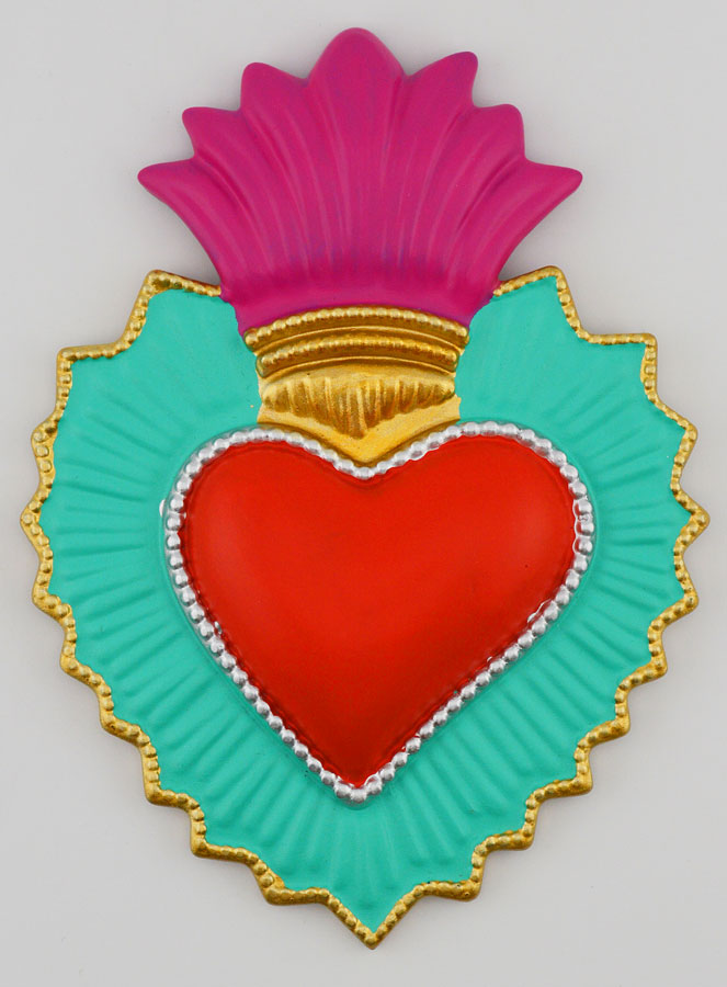 Ex Voto Mural Coloré - 13cm (pic 1)