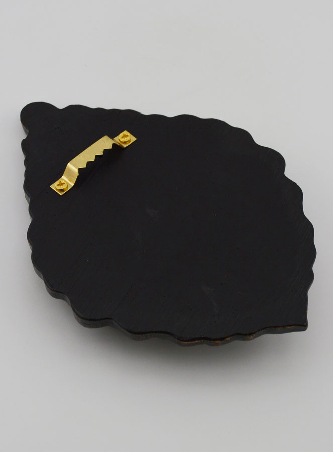 Ex Voto Mural Noir & Bronze - 15cm (pic 4)
