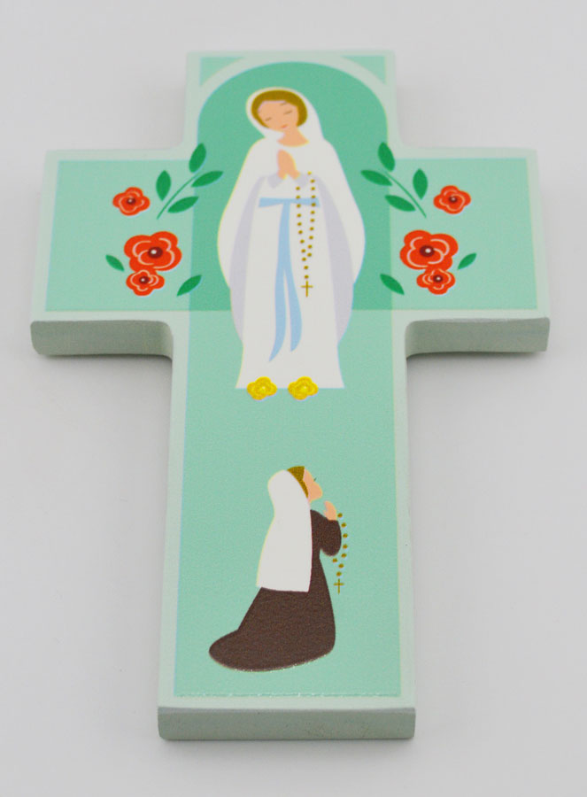 Croix Enfant en Bois - Notre Dame de Lourdes (pic 2)