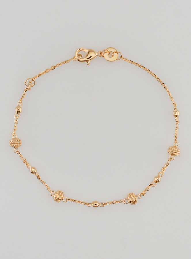 Bracelet en Plaqué Or 18k - 18cm (pic 1)