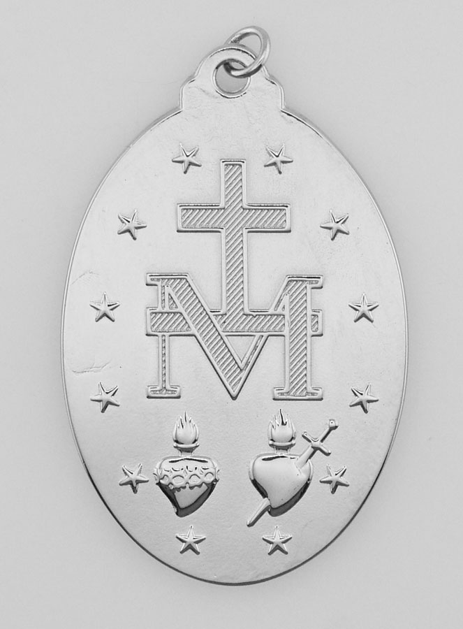 Médaille Miraculeuse en Inox - 22mm (pic 3)