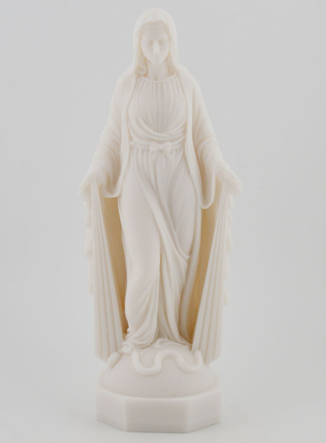 Statue Vierge Miraculeuse aux Rayons - 17 cm (pic 1)