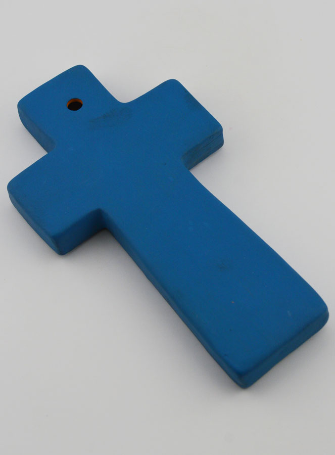 Croix en Céramique Ange de Paix - 15cm (pic 4)