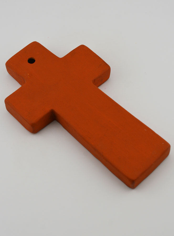 Croix en Céramique Ange de l'Amour - 15cm (pic 4)