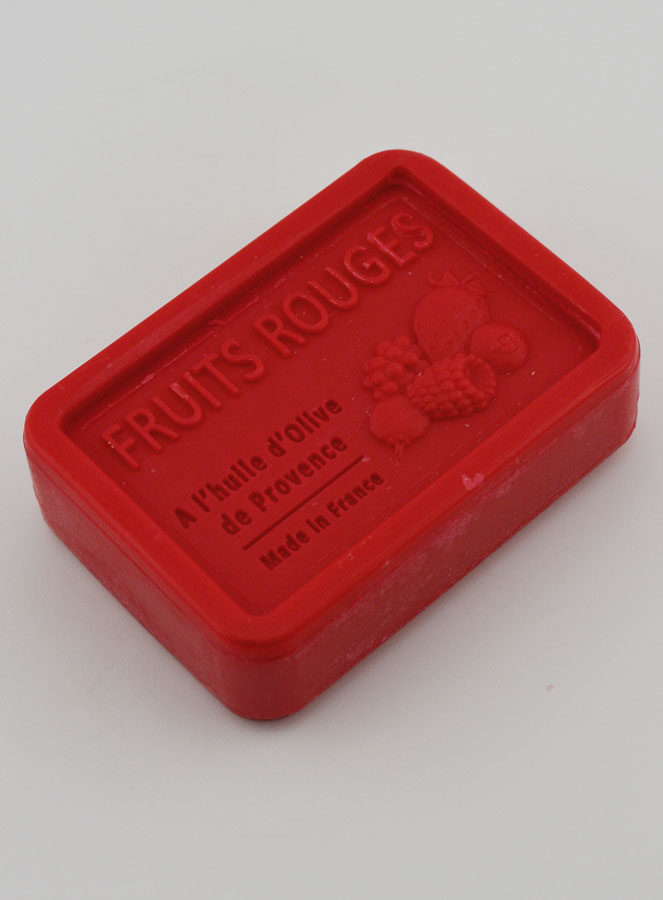 Savon à l'Huile d'Olive AOP & Fruits Rouges - 120g (pic 3)