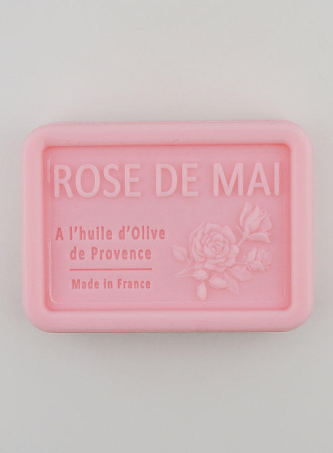 Savon à l'Huile d'Olive AOP & Rose de Mai - 120g (pic 1)