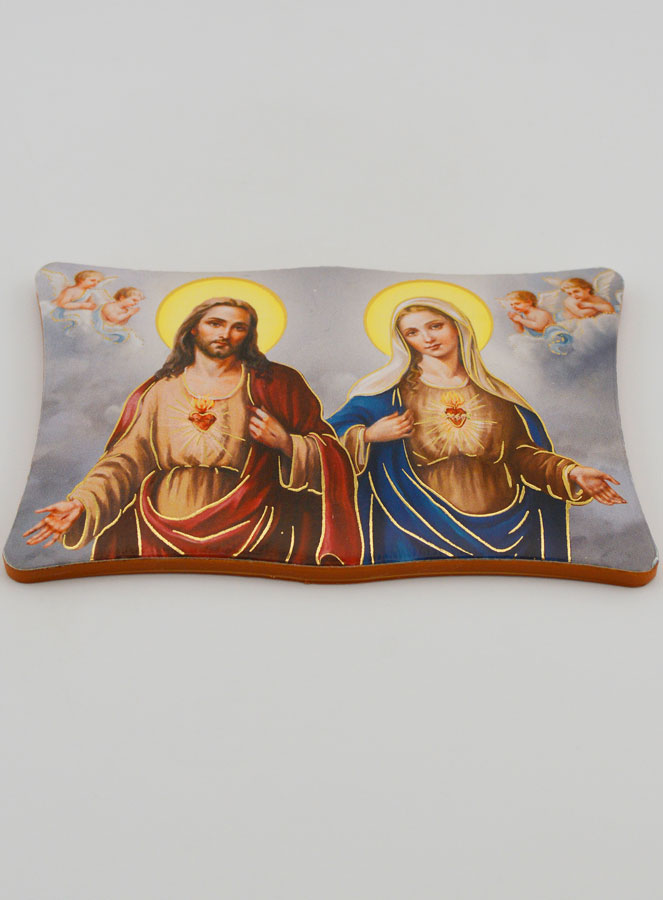 Icône Sacrés Coeurs de Jésus & Marie (pic 2)