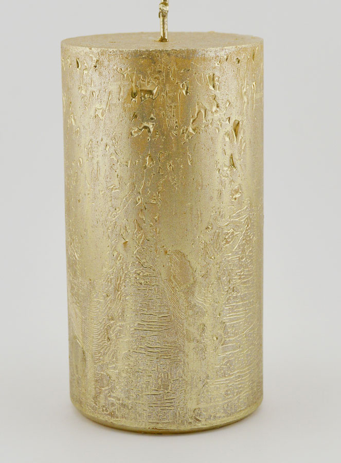 Bougie de Noël Moderne - Champagne (pic 1)