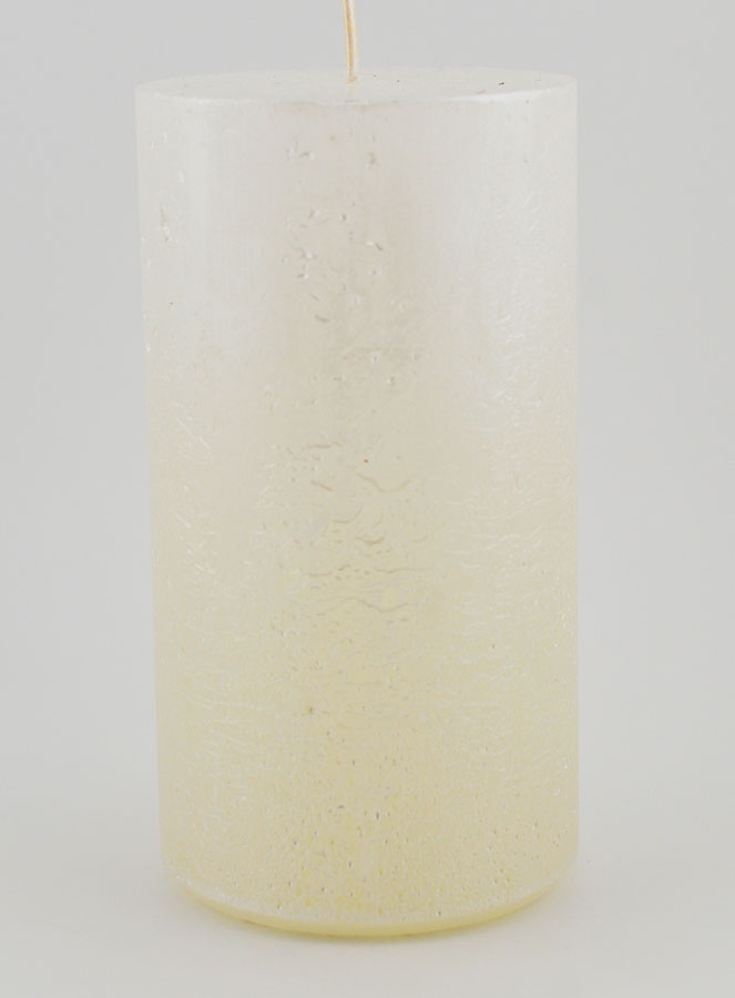 Bougie de Décoration Moderne - Blanc Nacré (pic 1)