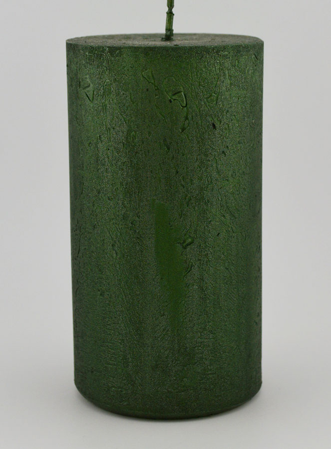 Bougie de Décoration Moderne - Vert Sapin (pic 1)