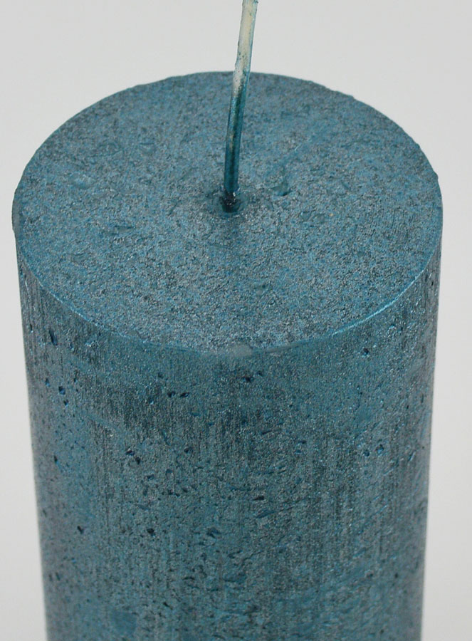 Bougie de Noël Moderne - Bleu Vert (pic 4)