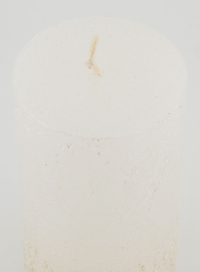 Bougie de Noël Effet Pépite - Blanc Perlé (pic 4)
