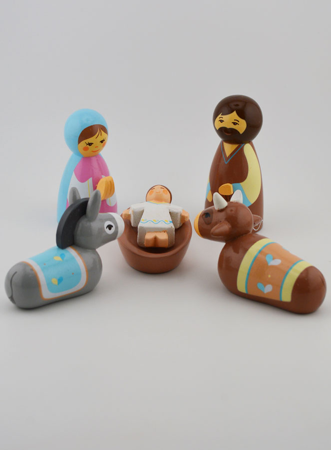 Crèche de Noël Enfantine - Marie Rose (pic 1)