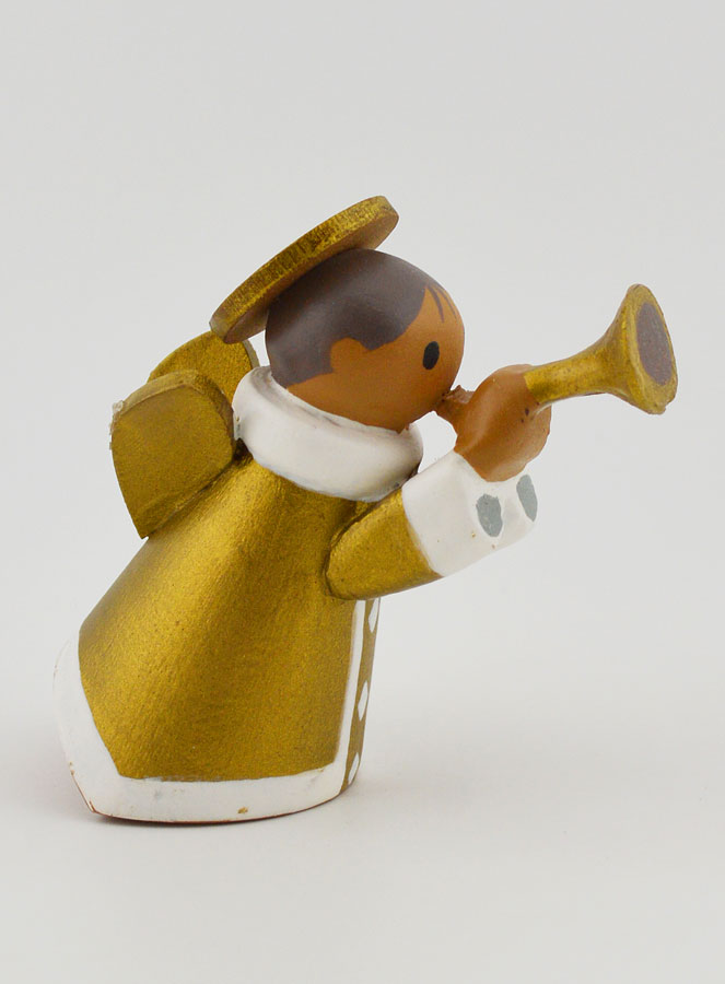 Crèche de Noël - Ange Musicien Trompette (pic 3)