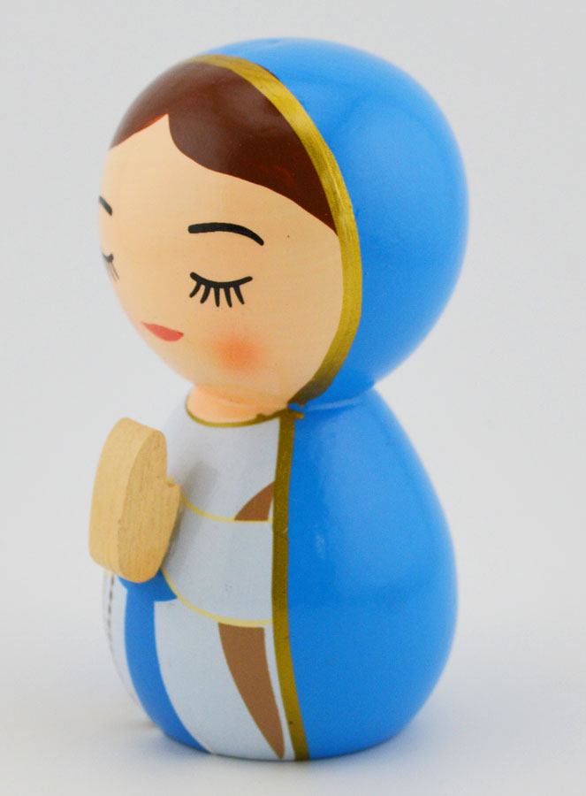 Statuette Marie en Prière - 10cm (pic 2)