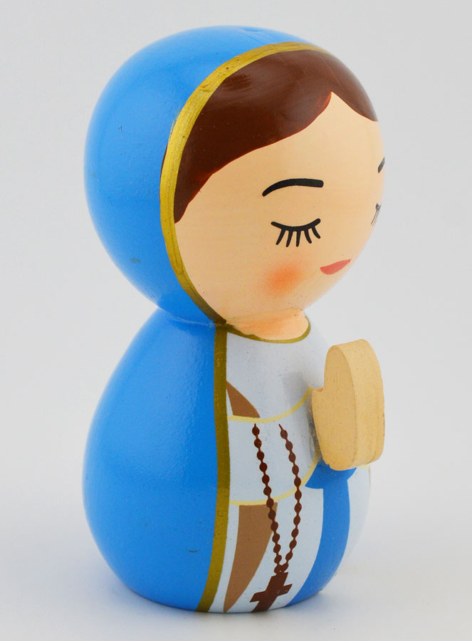 Statuette Marie en Prière - 10cm (pic 3)