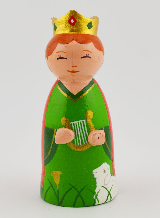 Statuette en Bois - Roi David (pic 1)