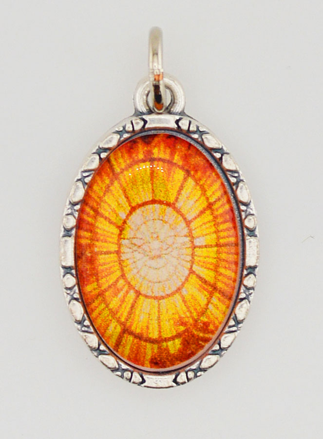 Médaille Bord Torsadé 25mm - Esprit Saint (pic 1)