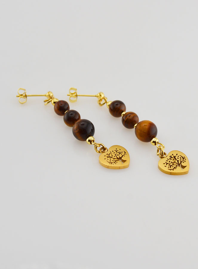 Bracelet Pierre Naturelle Coeur - Améthyste (pic 4)
