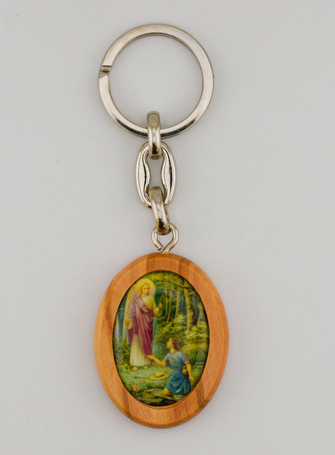Porte-clés Ange Gardien & Saint Christophe (pic 1)