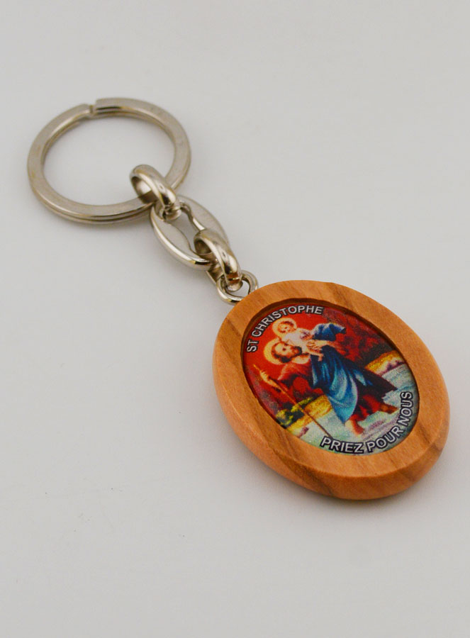 Porte-clés Ange Gardien & Saint Christophe (pic 4)