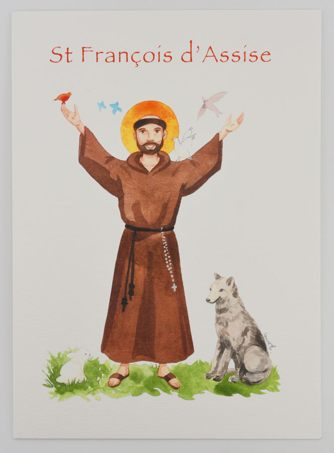 Carte Religieuse Livret - Saint François d'Assise (pic 1)
