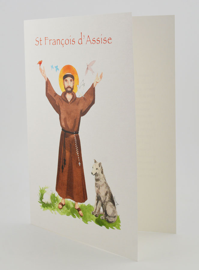 Carte Religieuse Livret - Saint François d'Assise (pic 2)