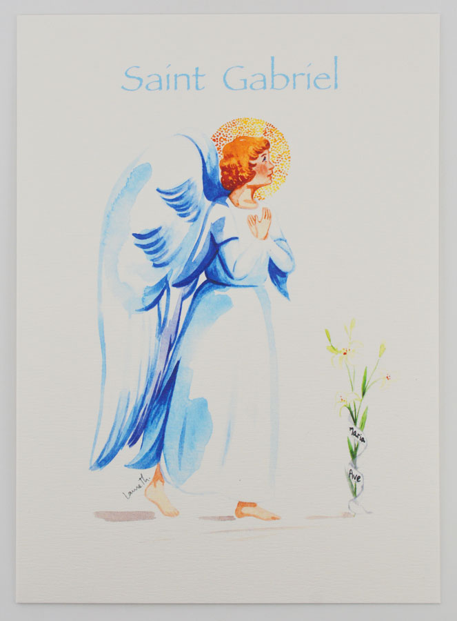 Carte Religieuse Livret - Saint Gabriel (pic 1)
